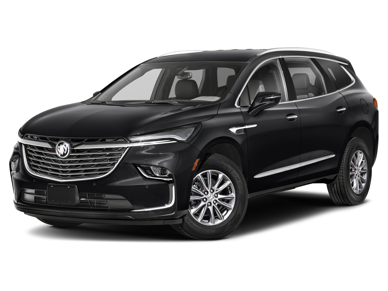 2023 Buick Enclave Essence in Emperor Blue Metallic — front three-quarter view