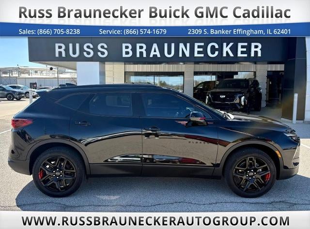 2023 Chevrolet Blazer 2LT in Black — front three-quarter view