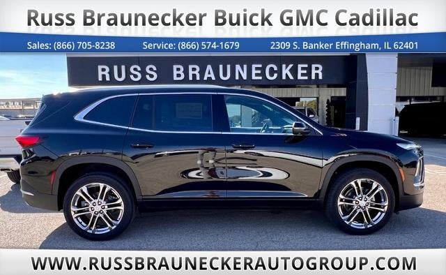 2026 Buick Enclave Preferred in Ebony Twilight Metallic — front three-quarter view