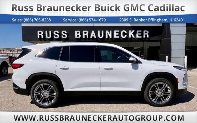 2026 Buick Enclave Preferred in Summit White — front three-quarter view