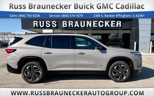 2026 Buick Enclave Sport Touring in Stone Metallic — front three-quarter view