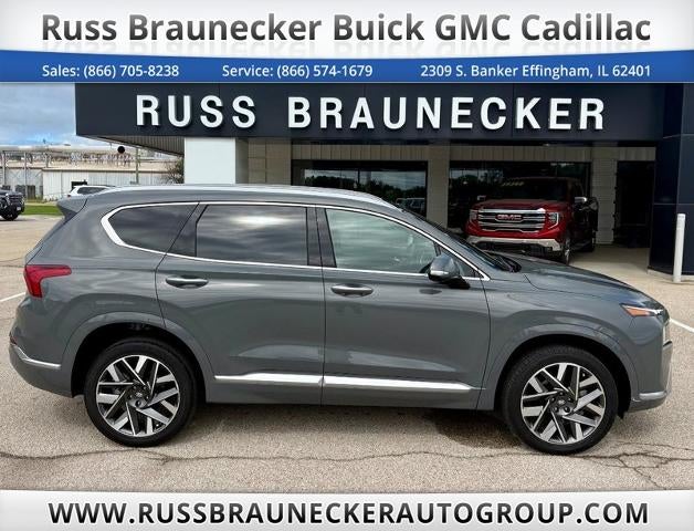 2023 Hyundai Santa Fe Calligraphy in Gray — front three-quarter view