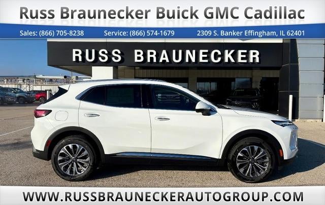 2026 Buick Envision Preferred in Summit White — front three-quarter view